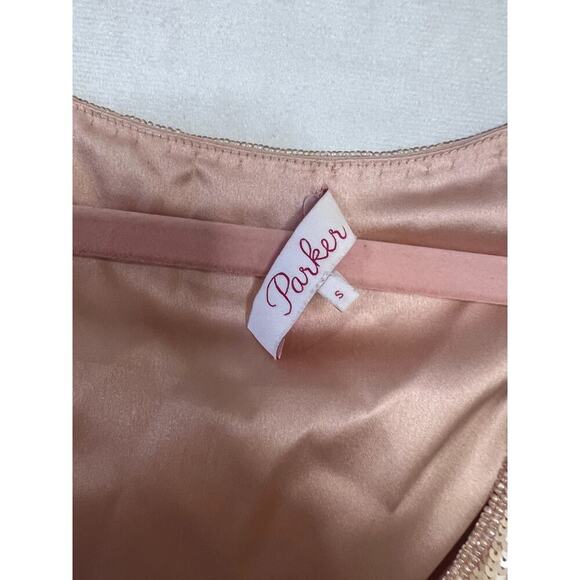 Parker Dress Women Small Sugar Ombre Sequin Scoop Neck Mini Tank Pull On Formal - Picture 6 of 7